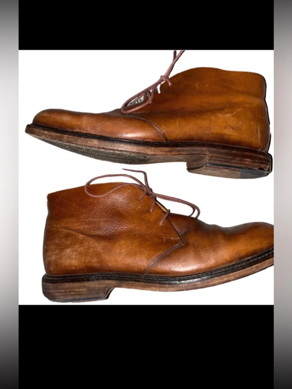 Polo Ralph Lauren Brown leather Ankle Boots
